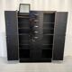 Vintage black Formica cabinet from the 60s