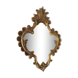 Mirror XIXth gilded wood and mercury ice 61x45cm