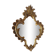 Mirror XIXth gilded wood and mercury ice 61x45cm