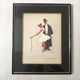 Set of 5 framed illustrations by Maurice Marais, 19th century