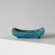 Mid-Century Modern Rimini Blue Ceramic Ashtray by Aldo Londi for Bittosi