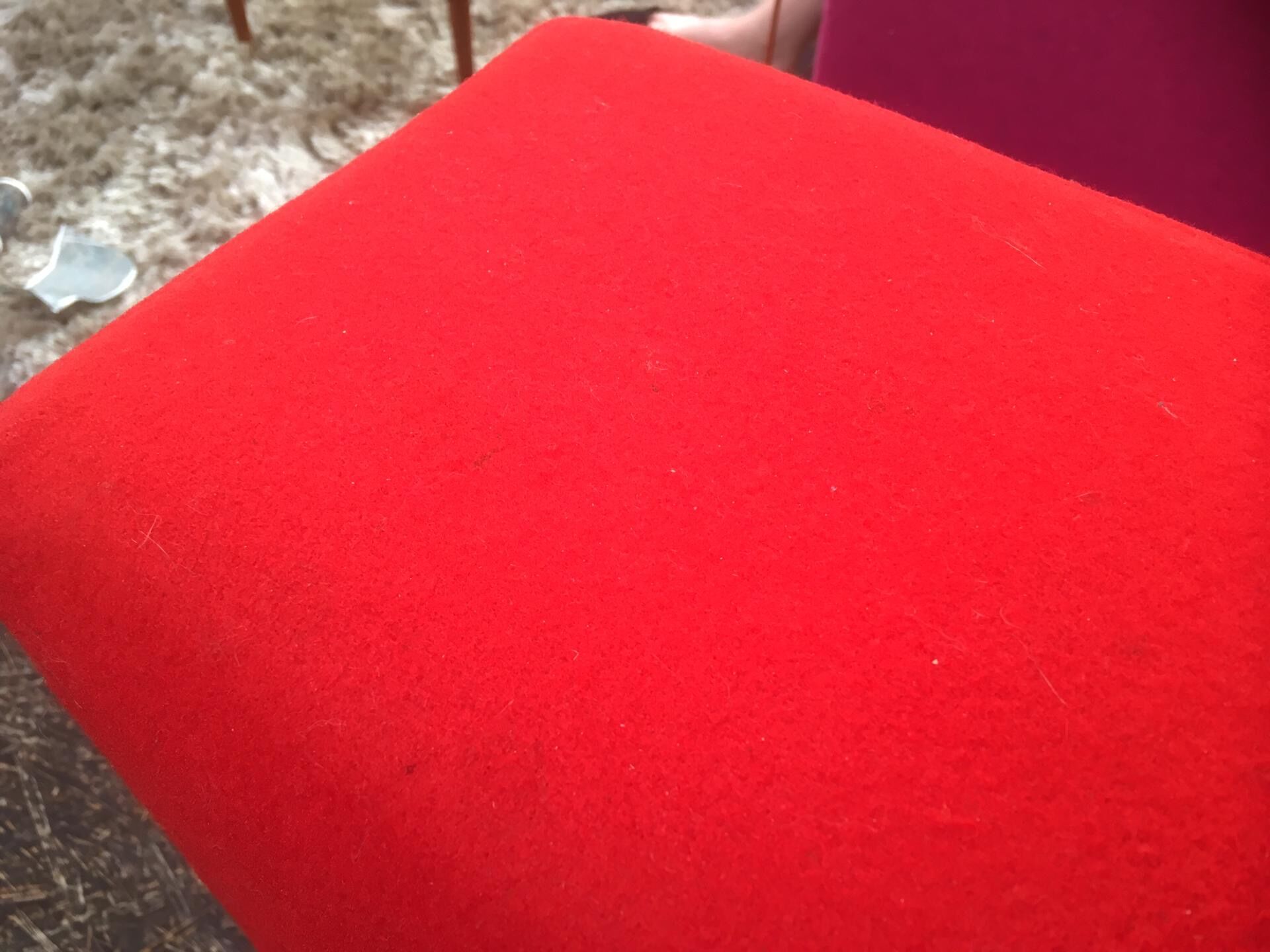 Red sofa Allen MDF Italia by Bruno FATTORINI 1998
