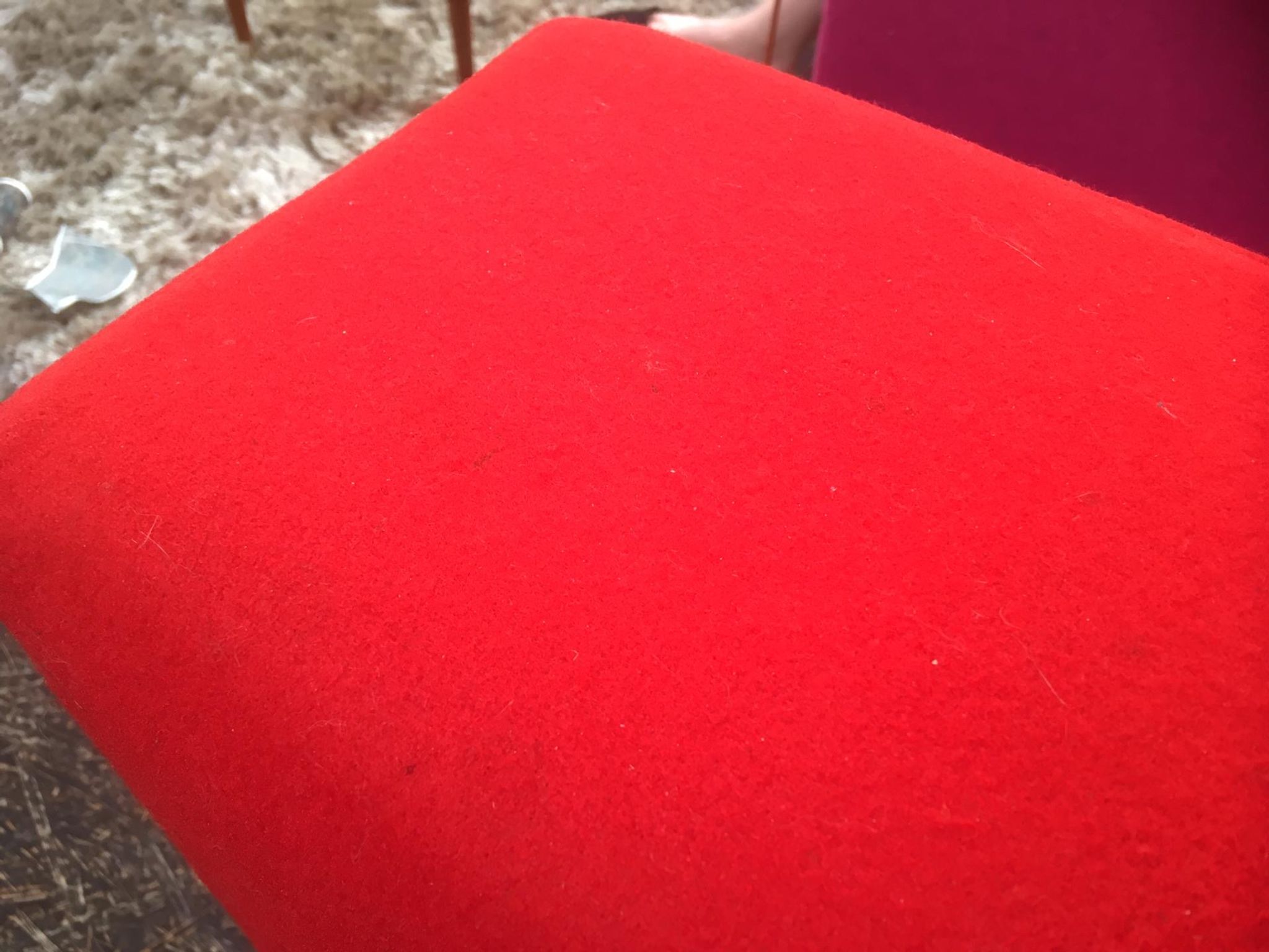 Red sofa Allen MDF Italia by Bruno FATTORINI 1998