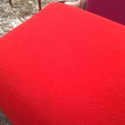 Red sofa Allen MDF Italia by Bruno FATTORINI 1998
