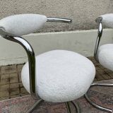 Pair of cobra chair by Giotto  Stoppino