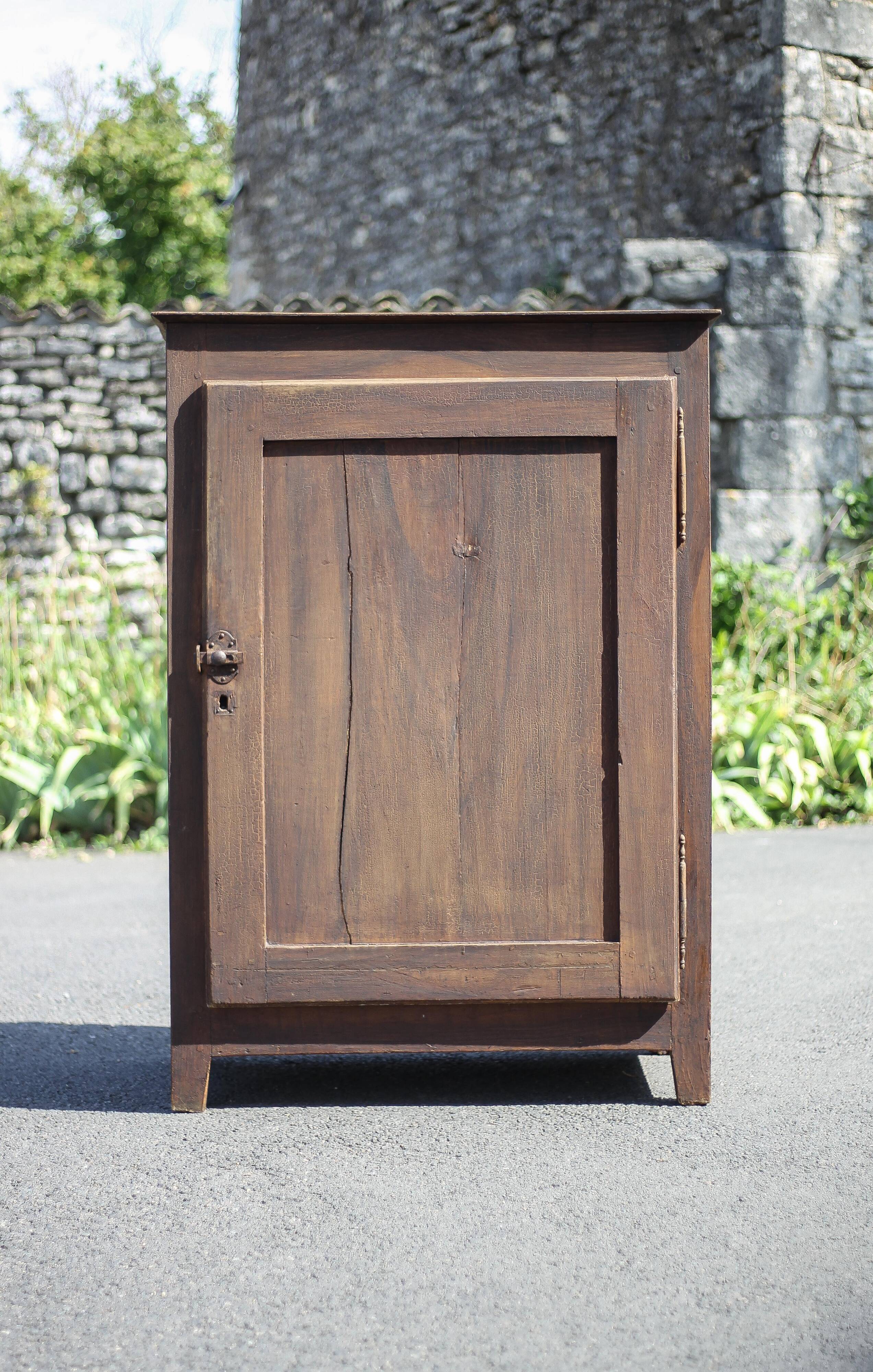 Antique 1-door cabinet, wooden storage cabinet, jam maker, cabinet, small cabinet, interior decor