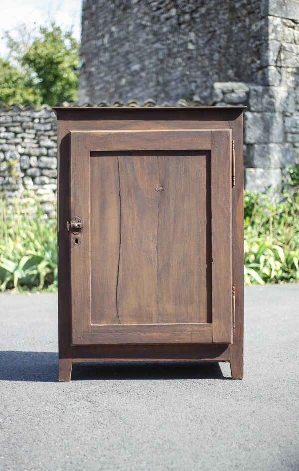 Meuble 1 porte ancien, meuble de rangement bois, confiturier,cabinet, petite armoire, déco intérieur