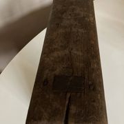 Banc de campagne étagère art populaire début 20e
