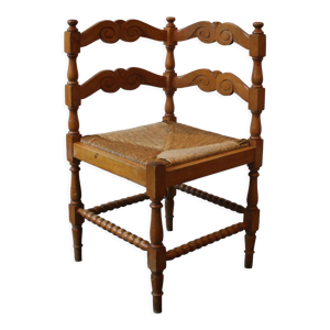 Chaise de coin en chêne, - 1940
