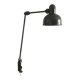 1950s English green workshop lamp