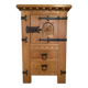 Solid oak bar cabinet