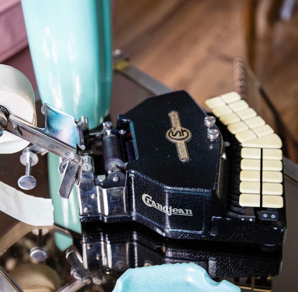 Grandjean shorthand machine