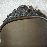 Antique Neo-Rococo Mirror in Wooden Frame, 1890s
