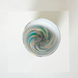 Laura de Santillana for Venini blown glass vase Klee 1984