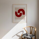 Abstract composition giclee print, 50x70cm