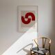 Abstract composition giclee print, 50x70cm