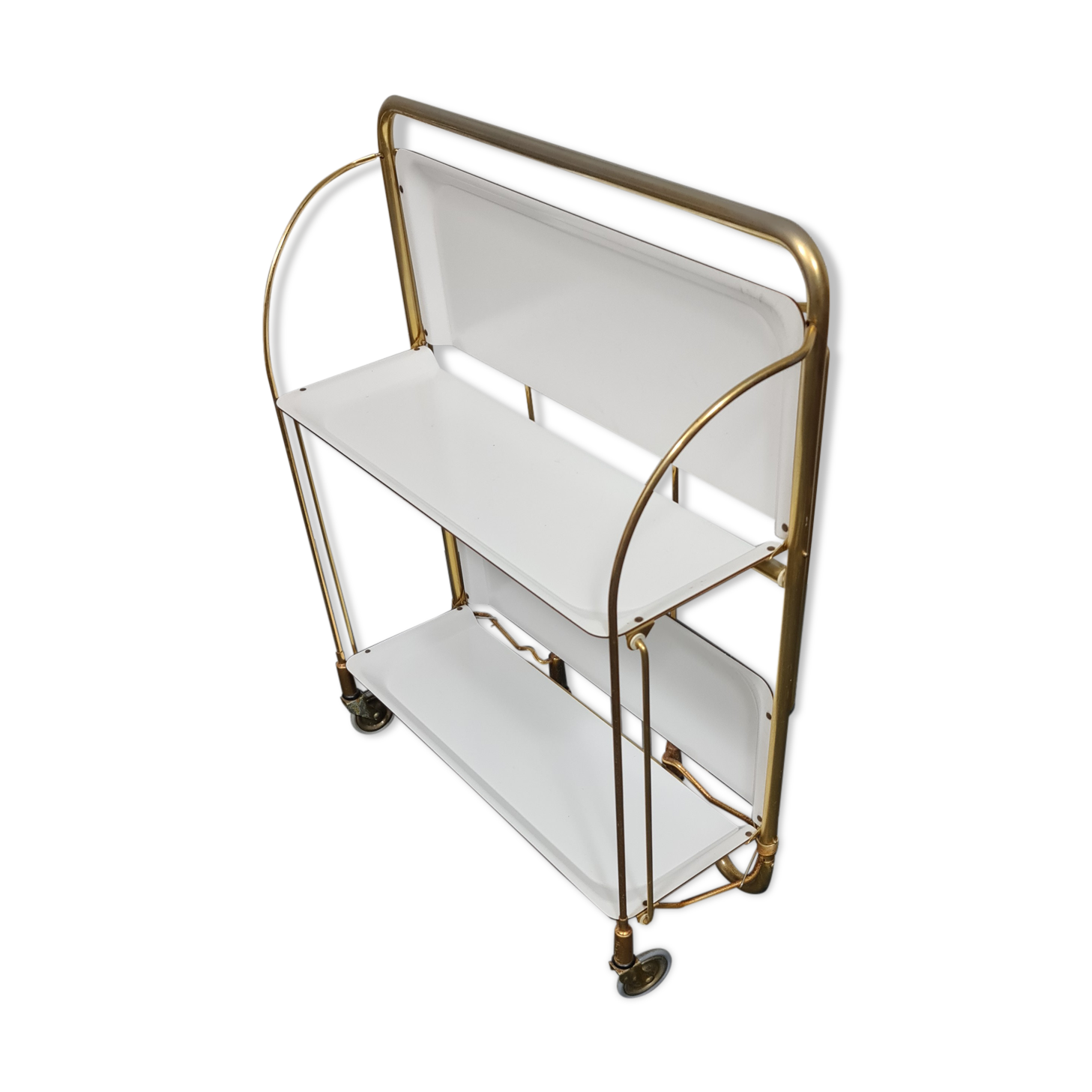 Vintage  Dinett trolley in White