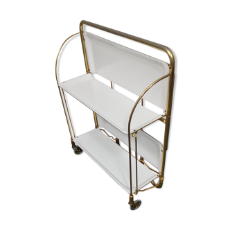 Chariot Dinett vintage en blanc