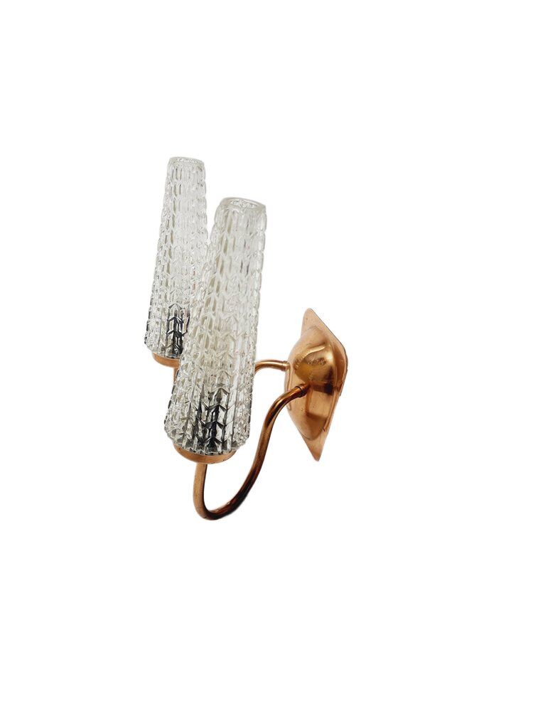 2-armed wall lamp from Elmet Zabrze, Poland, 1970s