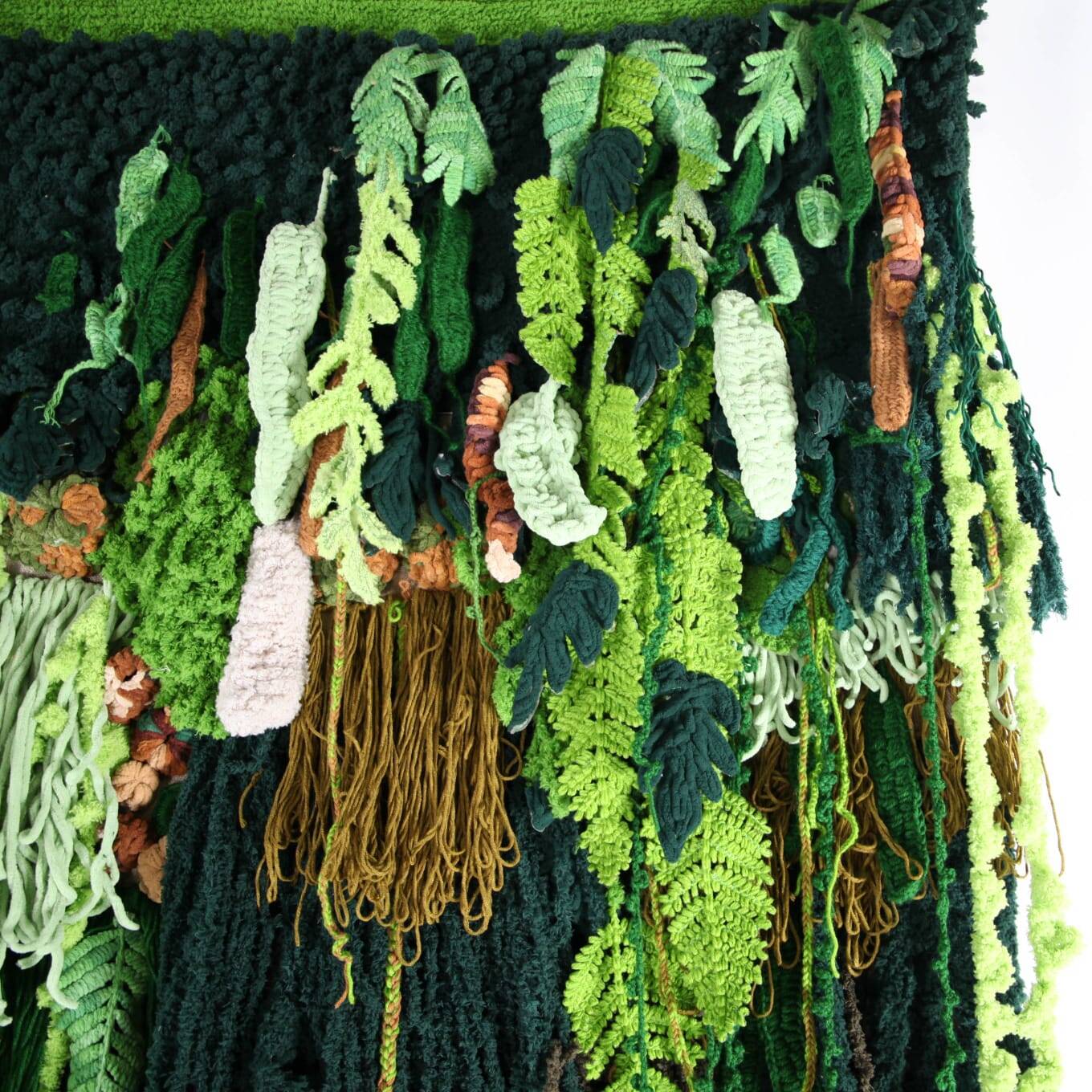 Large tapestry "green wall"