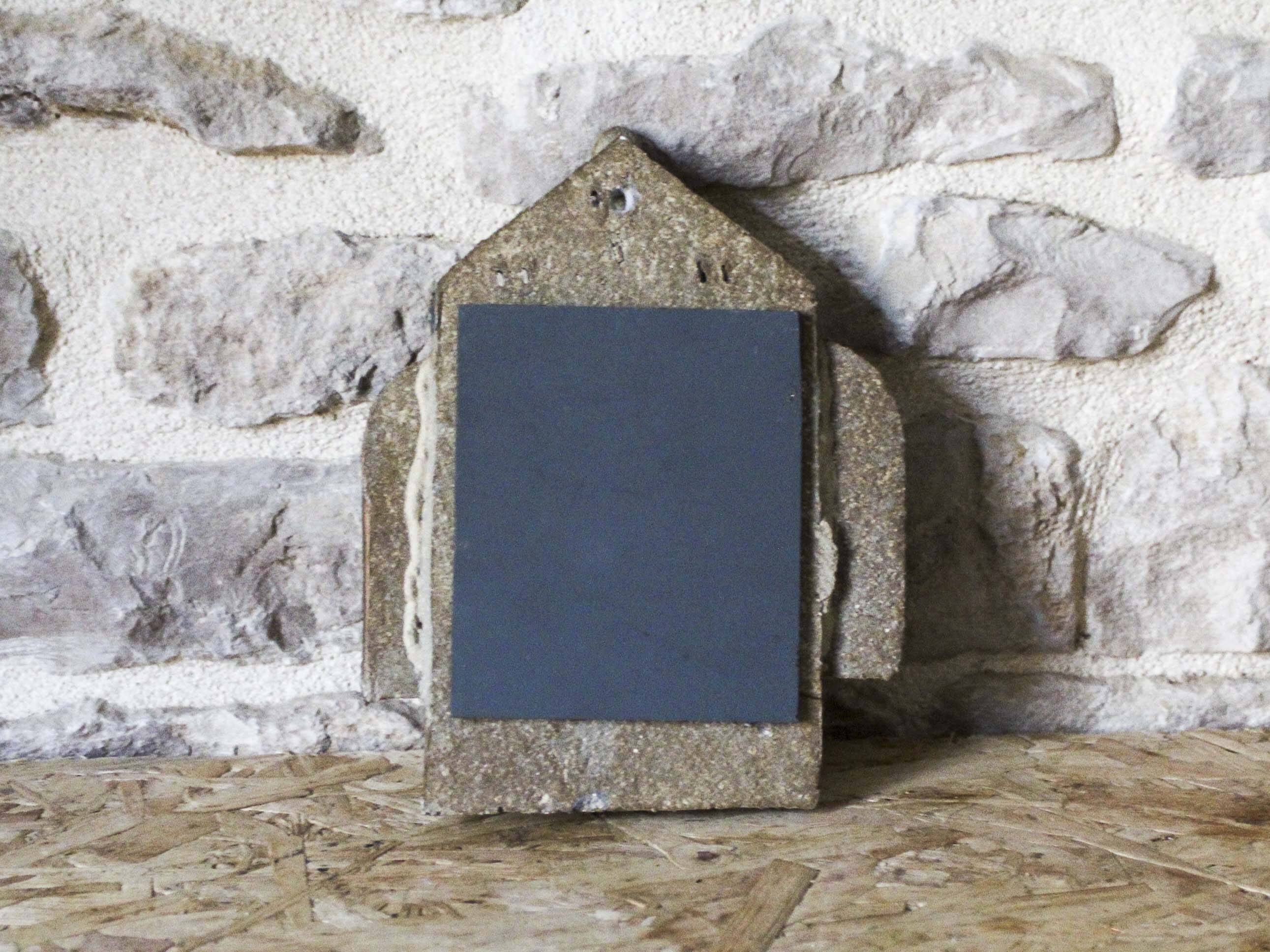 La Borne glazed ceramic mirror