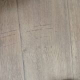 Round table in raw oak