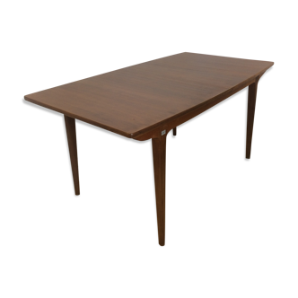 Scandinavian teak-coloured table