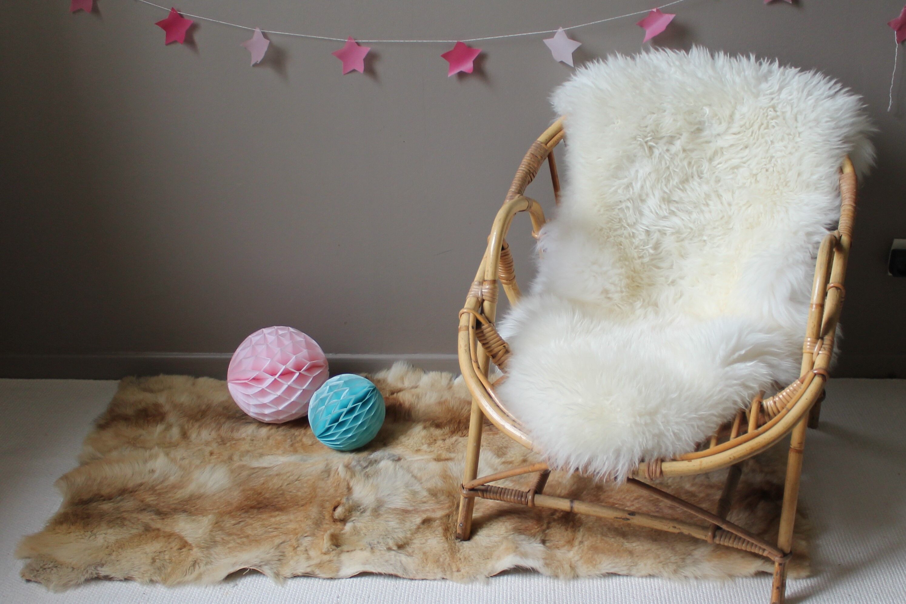 Vintage goat skin 140x70cm