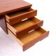 Teak desk, Eigil Petersens Mobelfabrik, Denmark, 1970s.