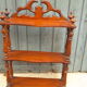 Etagere murale en noyer