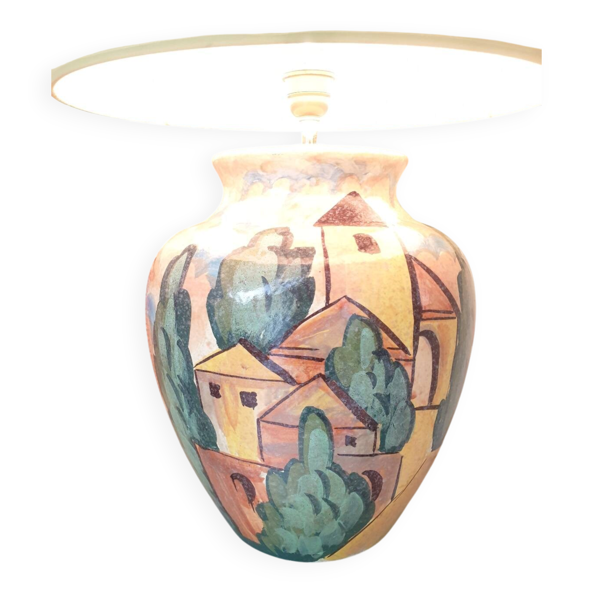 "Village de France" bedside lamp