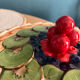 Fruit tart dish barbotine "fruit tart" Silea