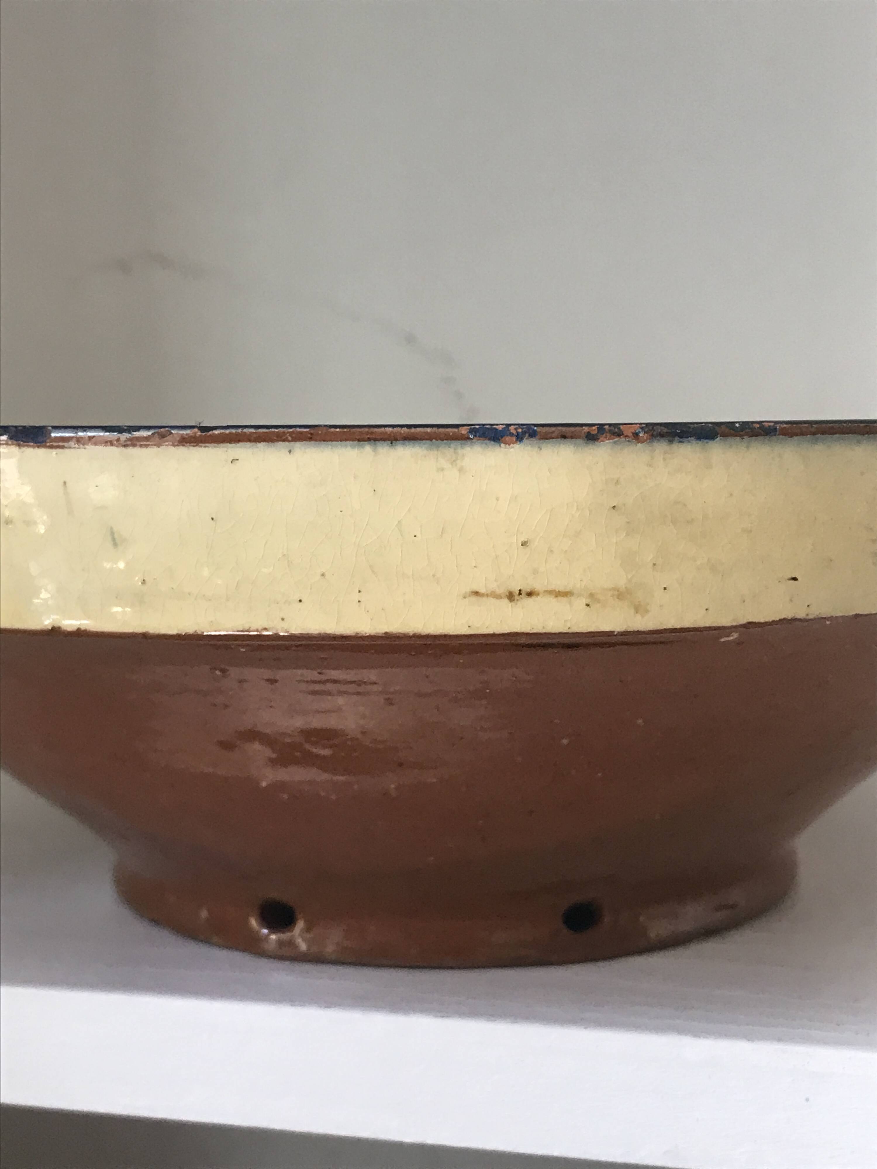 Saladier terre cuite vintage RDA