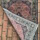 Tapis en soie à caisson 123x84 cm