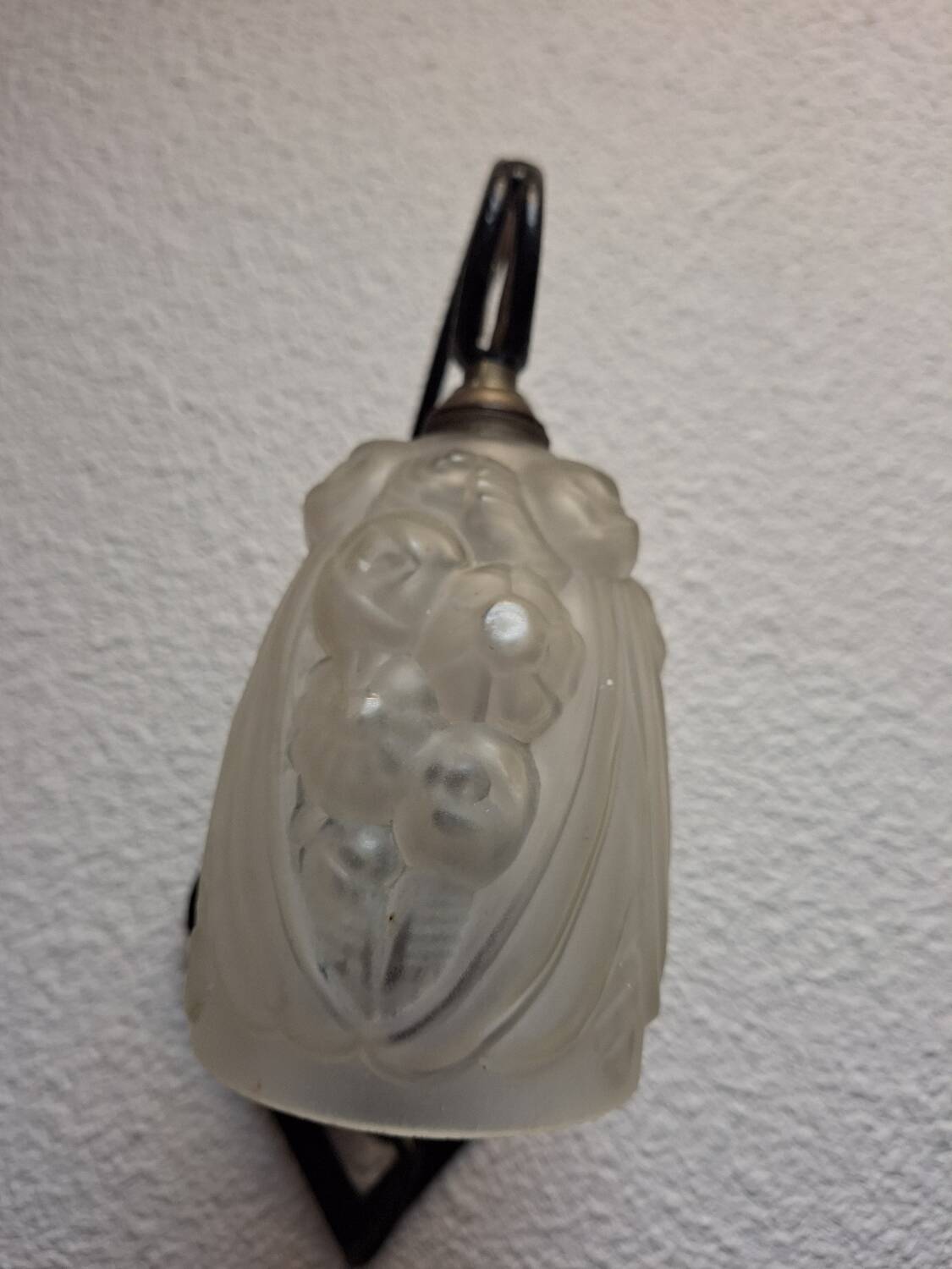 art deco wall light black iron pink decor