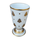 Glass in porcelain of Sevres Napoleon 1st bee motifs Gold