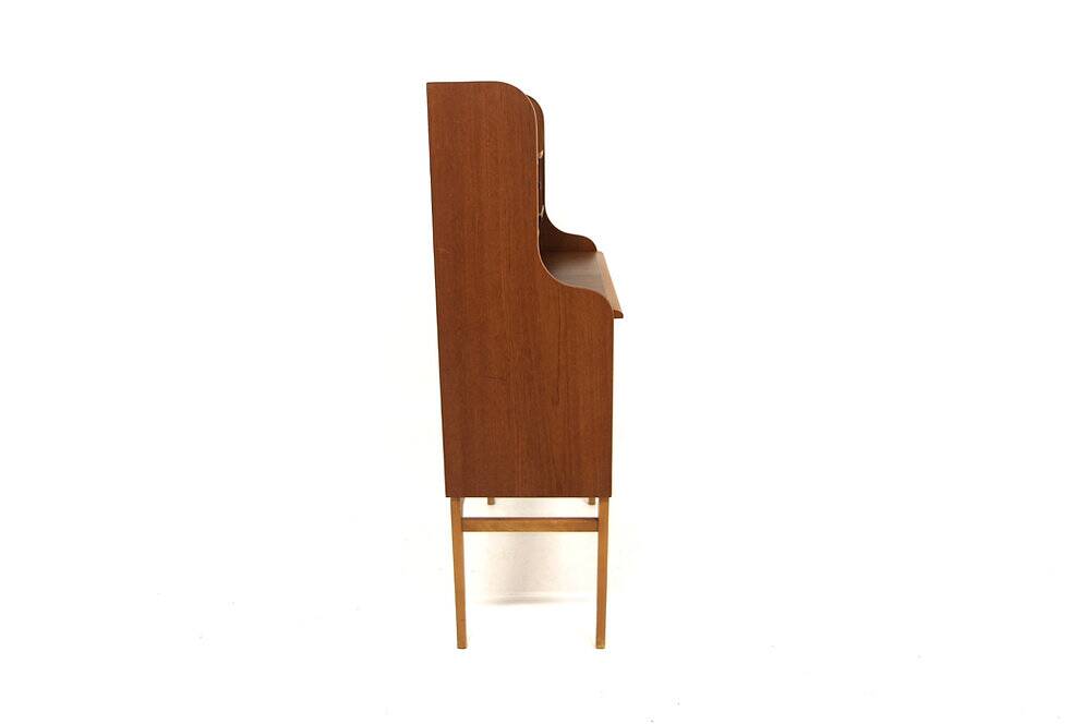 Secrétaire scandinave en teck, Suède, 1960