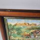 Tableau Huile sur Toile Ferme du pays Basque signé Gil Valota