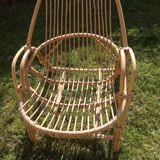 Vintage rattan table and chairs