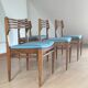 Scandinavian blue  chairs