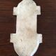 19th century earthenware holy water font