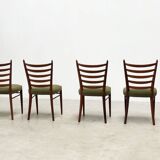 Set of four Danish dining chairs
