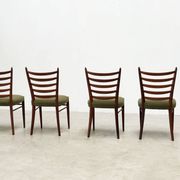 Ensemble de quatre chaises de salle à manger danoises