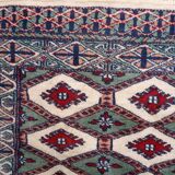 Tapis vintage fait main Bukhara 56cm x 83cm - 1C997