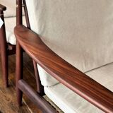 Pair of Danish armchairs in the style of Grete Jalk