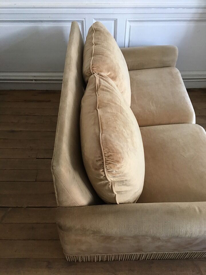 Vintage sofa years 50.60 velvet RAS