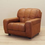 Brown armchair, Italian design, 1970s, production: Italy