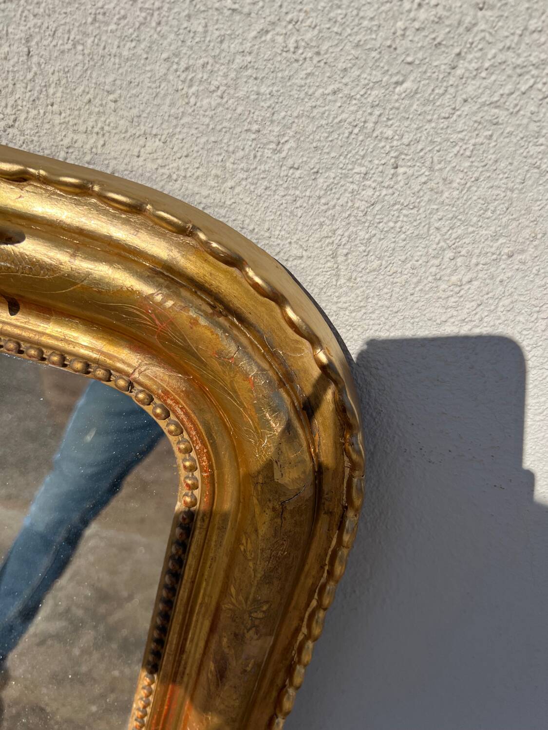 Golden Louis Philippe mirror