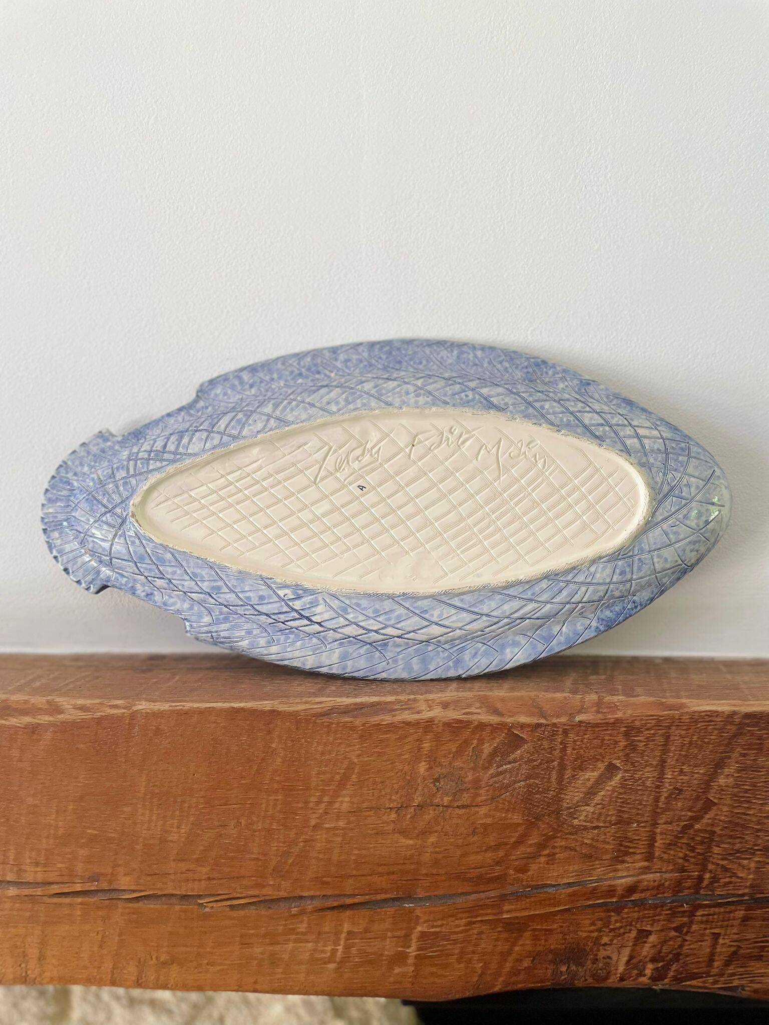 Grand plat, céramique bretonne