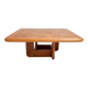 Beechwood mosaic inlaid coffee table, 1970s